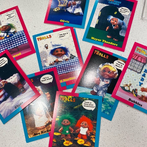 Norfin Trolls Full Set Trading Cards 49+ Cards 🍄 - Picture 5 of 16